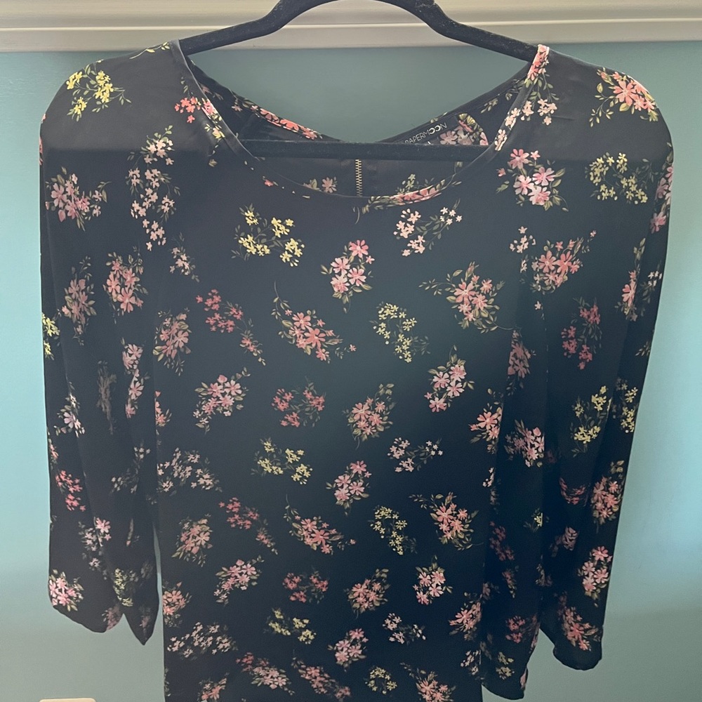 Papermoon Larie Crew Neck Blouse